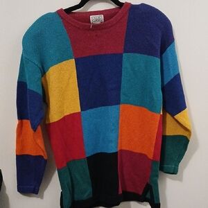 Casual Corner Colorful Block Sweater